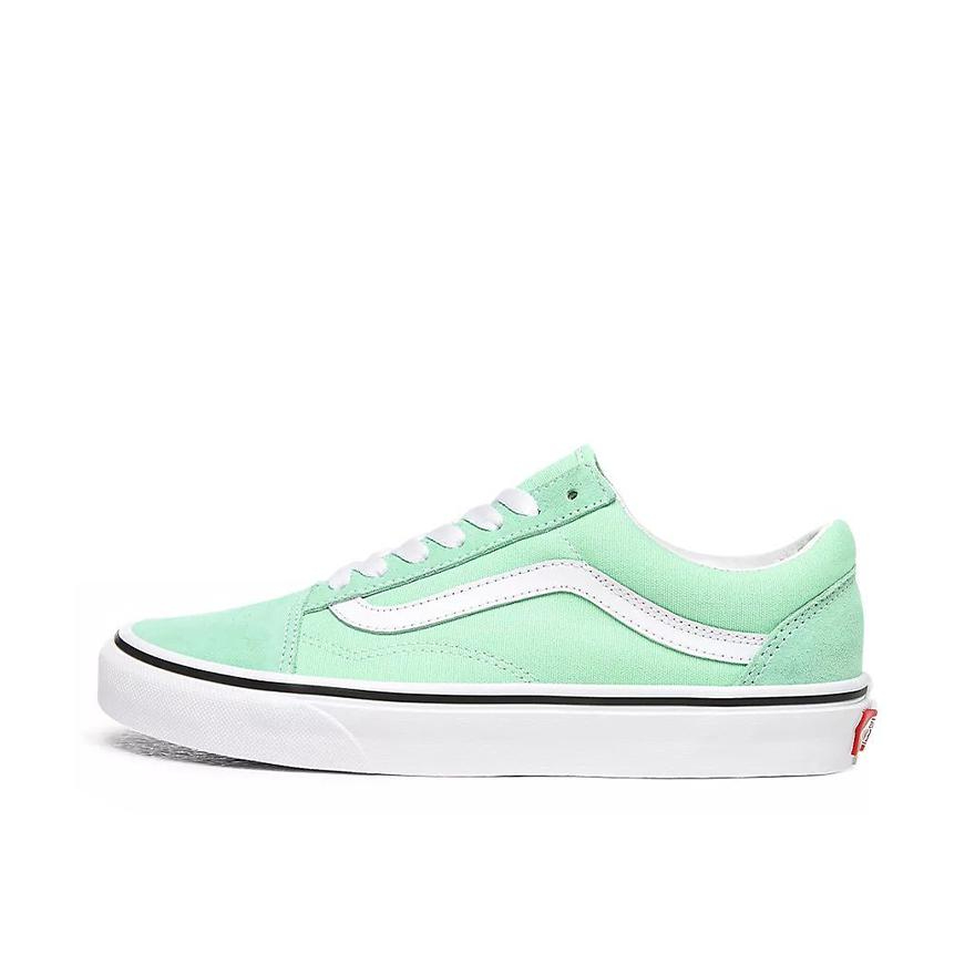推荐商品：Vans/范斯 Old Skool 滑板鞋 板鞋 轻便防滑复古舒适经典 薄荷绿
