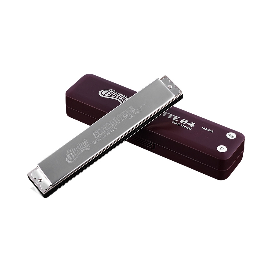 推荐商品：黄牌 133-1 24孔专业演奏复音口琴