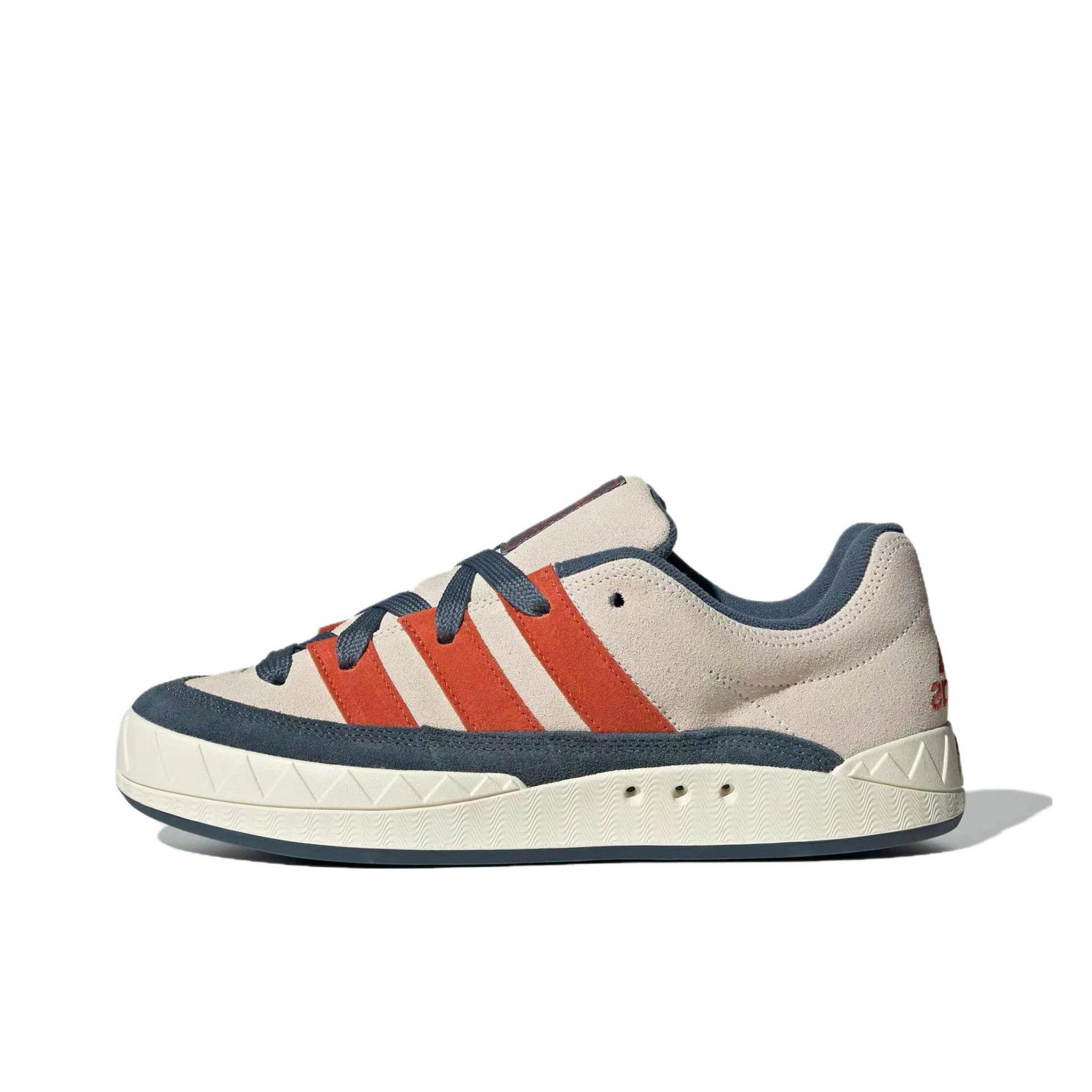 推荐商品：adidas originals adimatic 德训鞋 鲨鱼面包鞋 板鞋 防滑耐磨缓震潮流复古 汉玉白/蓝色/橙色