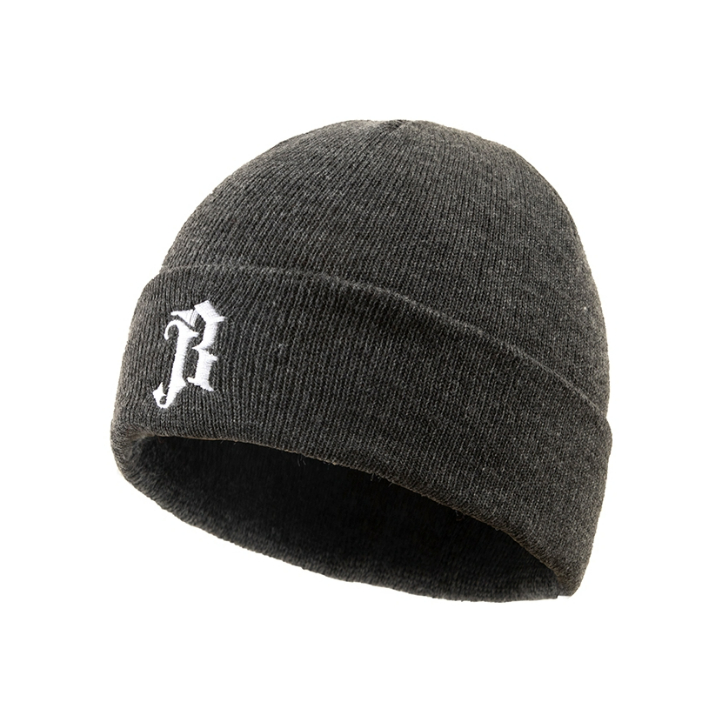 推荐商品：BAIJUAN/白卷 保暖休闲简约刺绣针织冷帽 B2209ZZM201