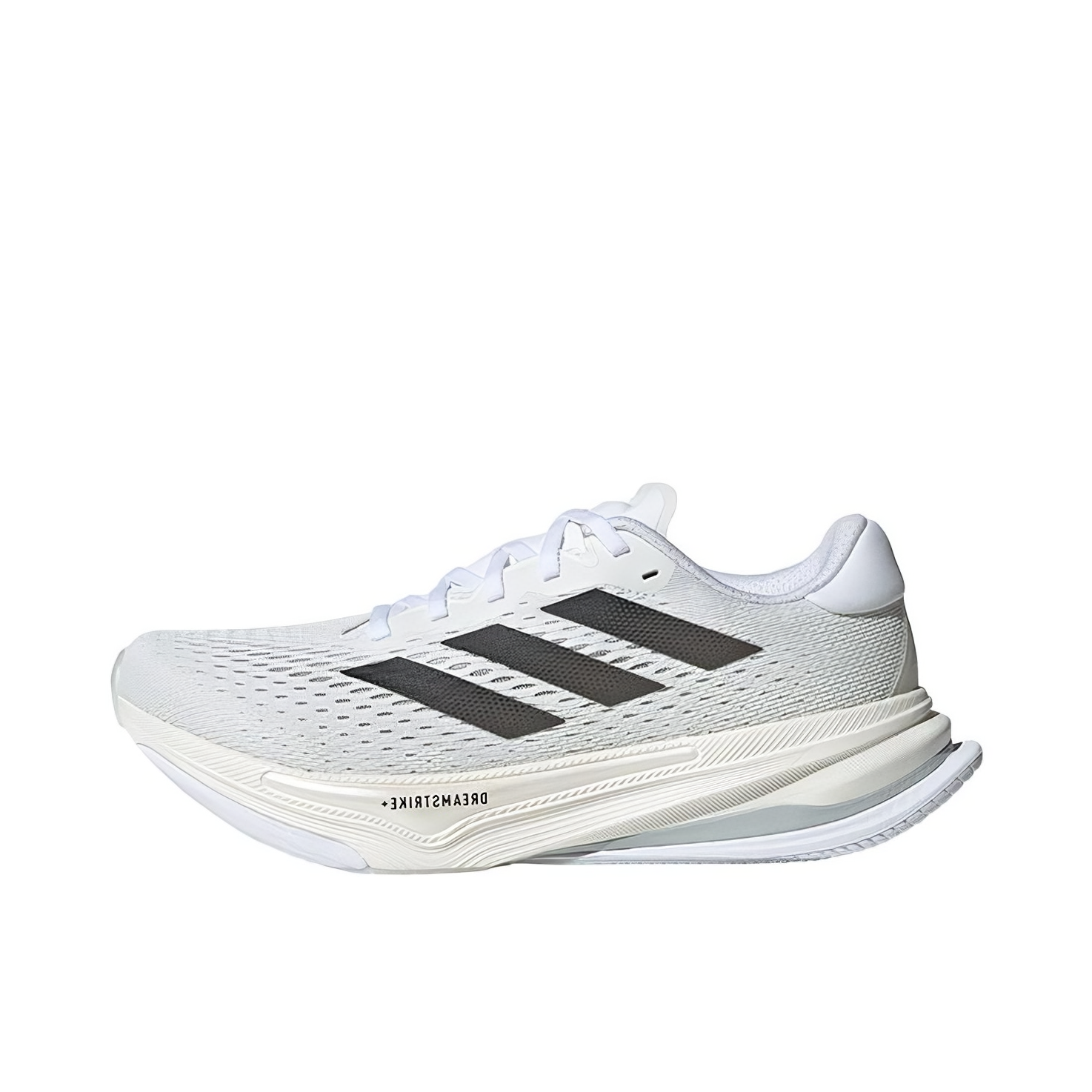 推荐商品：adidas Supernova Prima 跑鞋 缓震回弹网面透气舒适轻便厚底潮流百搭慢跑训练 浅灰色/金属银/碳色 