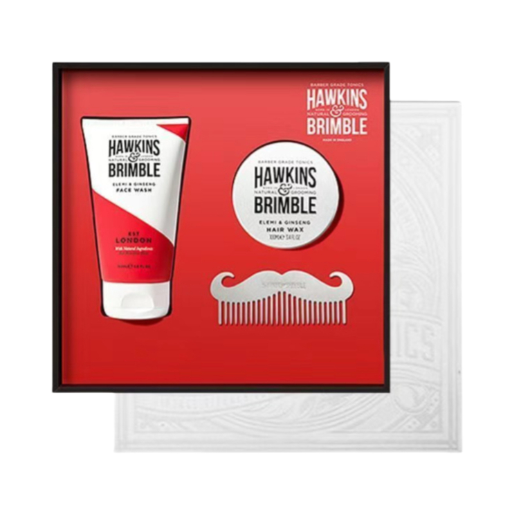 推荐商品：HAWKINS & BRIMBLE 霍金斯小银罐发油礼盒套装 送男友造型