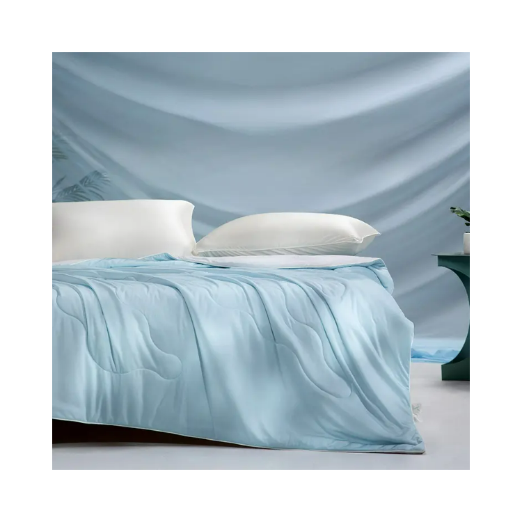 推荐商品：SILKUEEN/蚕花娘娘 A类 抑菌款 锦纶+再生纤维素纤维被面 100%柞蚕丝 水光被 夏凉被