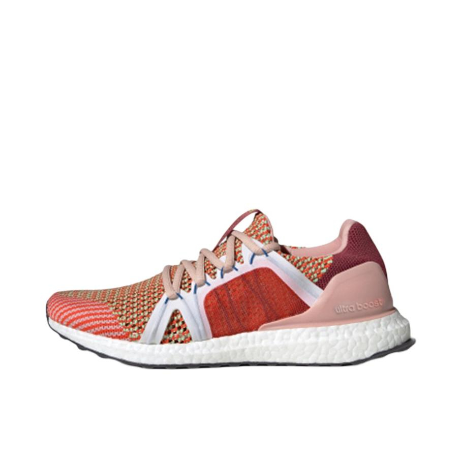 推荐商品：adidas Ultra Boost Parley 跑鞋 缓震舒适防滑透气轻便耐磨织物 红粉橙