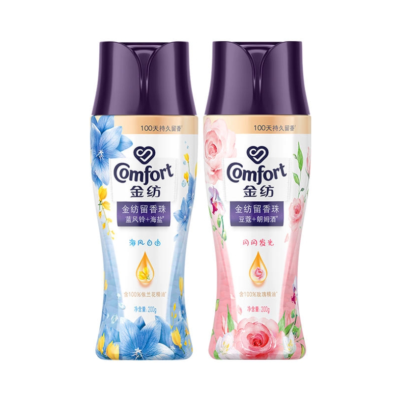 推荐商品：Comfort/金纺 除菌除螨 留香珠 200g/瓶 多香型组合装