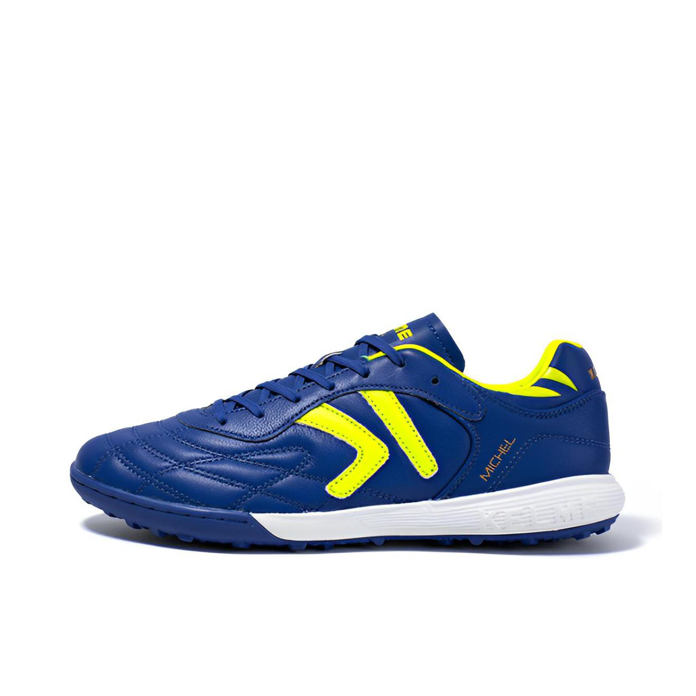 推荐商品：KELME/卡尔美 MG短钉大底 人造草地 防滑耐磨透气 足球鞋 训练鞋 ZX80011017 宝蓝色