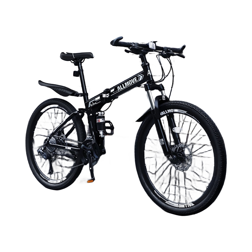 推荐商品：EG7 变速 高碳钢 可折叠 减震 越野 山地车