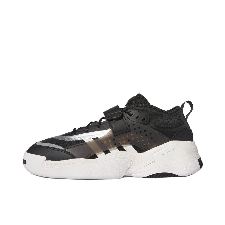 推荐商品：adidas Originals Streetball 3 防滑耐磨 舒适减震 运动休闲鞋 黑色/白色/银色