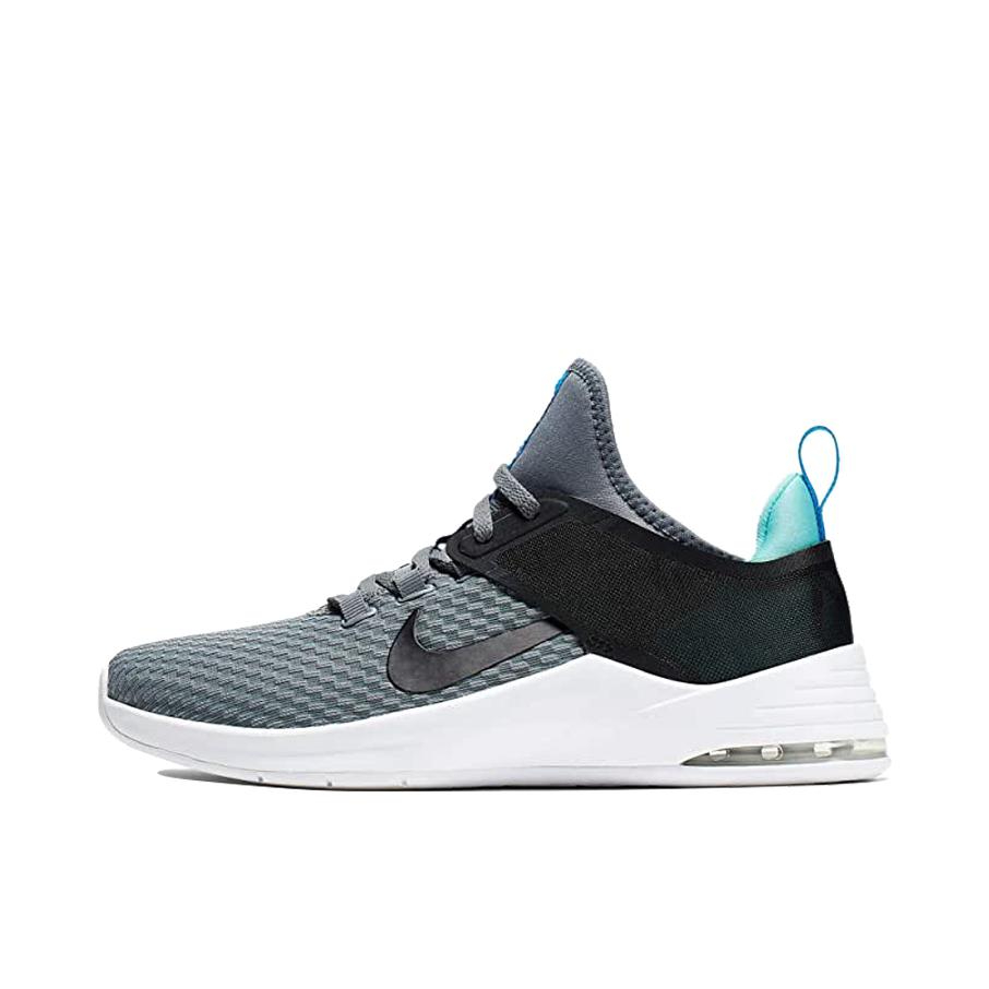 推荐商品：Nike Air Max Bella TR 2 减震 透气 防滑 训练鞋 White/LightSlateGray 灰/白