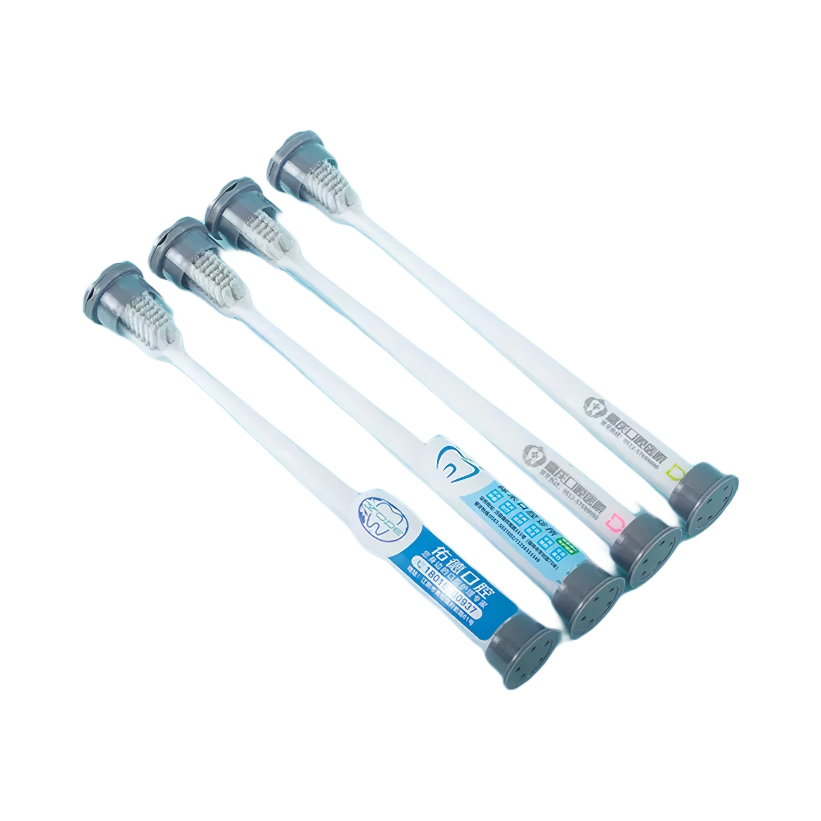 推荐商品：tooth station/牙齿驿站 口腔医院定制logo抗菌清洁软毛牙刷 广告设计牙科