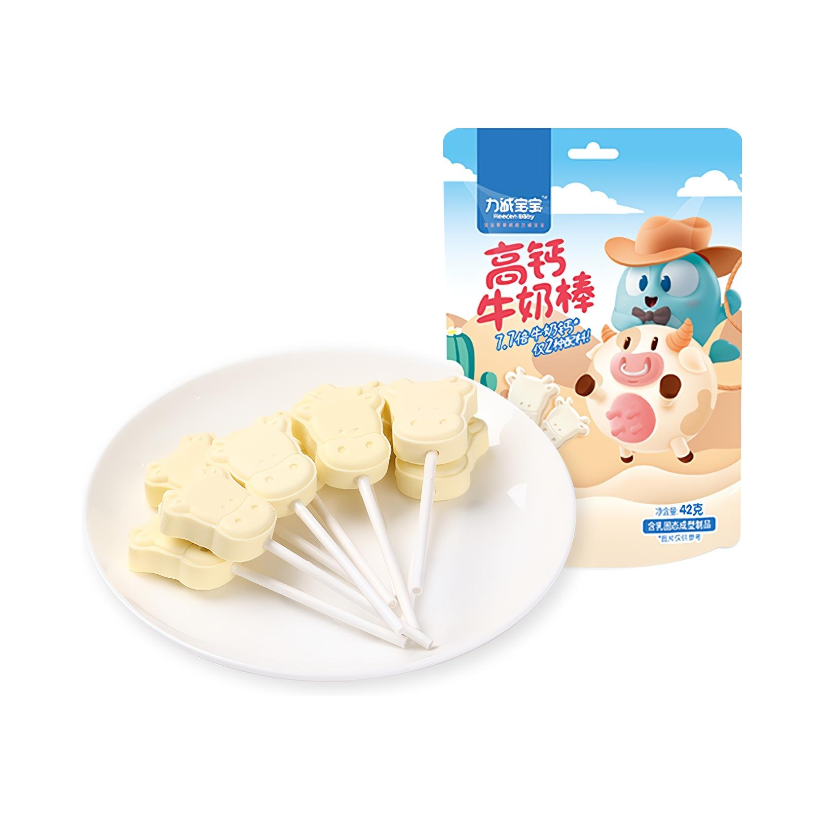 推荐商品：力诚宝宝 儿童高钙牛奶棒牛初乳零食奶片奶酪棒无添加蔗糖