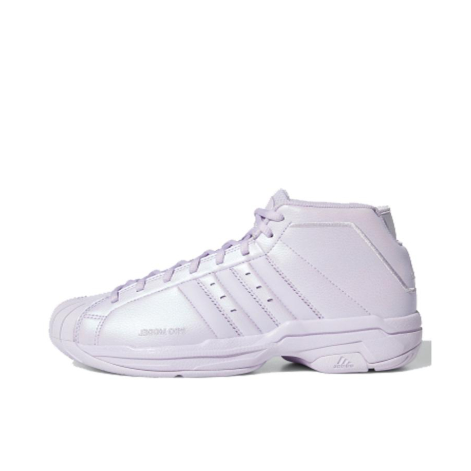 推荐商品：adidas Pro Model 2G 篮球鞋 实战训练减震防滑耐磨 White 纯白