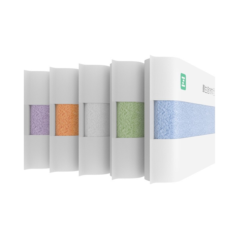 推荐商品：A-life/最生活 青春系列 5条组合装 新疆长绒棉方巾柔软强吸水不掉毛毛巾