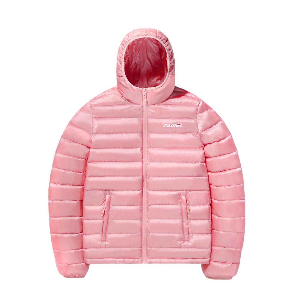 骆驼 户外薄款防风短款连帽情侣轻薄保暖羽绒服 男女同款 A6W1U7111