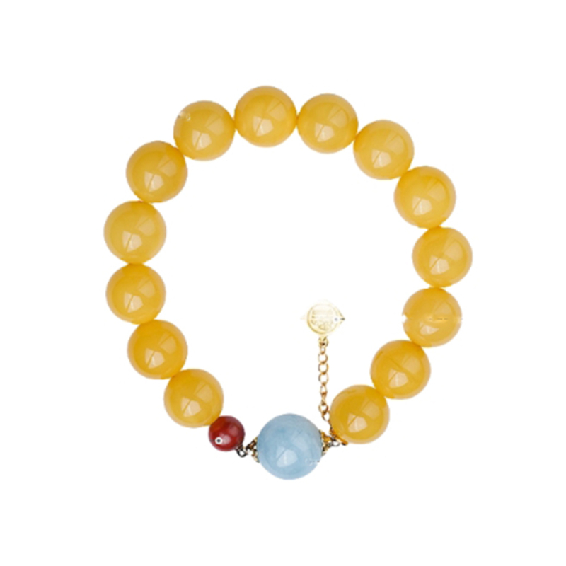 推荐商品：布达拉宫 老蜜蜡盘玩手串