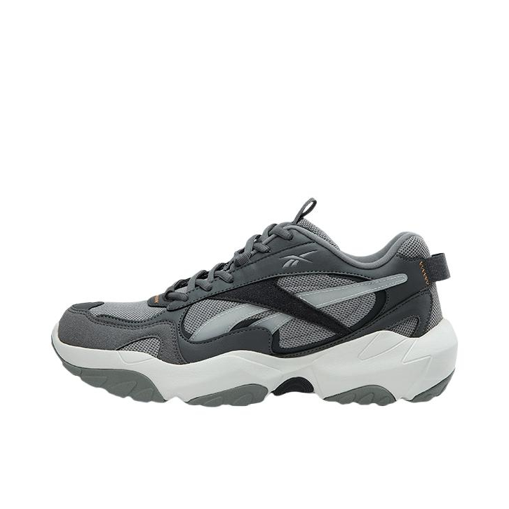 推荐商品：Reebok/锐步 FLUFFI PUFF CN 运动休闲鞋 透气防滑低帮轻便复古厚底增高 灰色