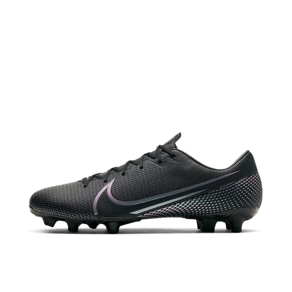 推荐商品：Nike Mercurial Vapor 13 Academy FG/MG 中端 混钉 多场地 足球鞋 黑色