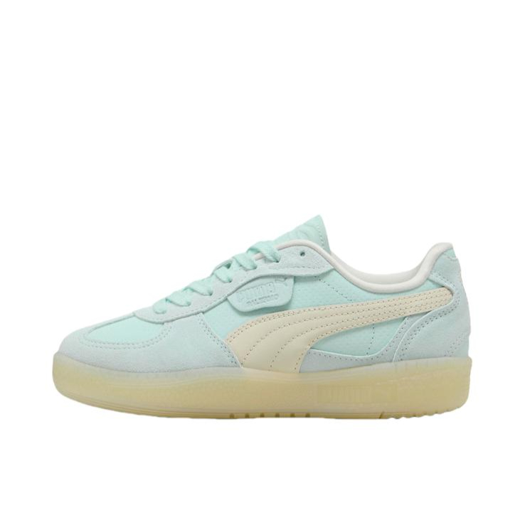 推荐商品：Puma/彪马 Palermo Moda Xtra Gum 运动休闲鞋 防滑轻便低帮圆头薄底 海洋玻璃色/米白色