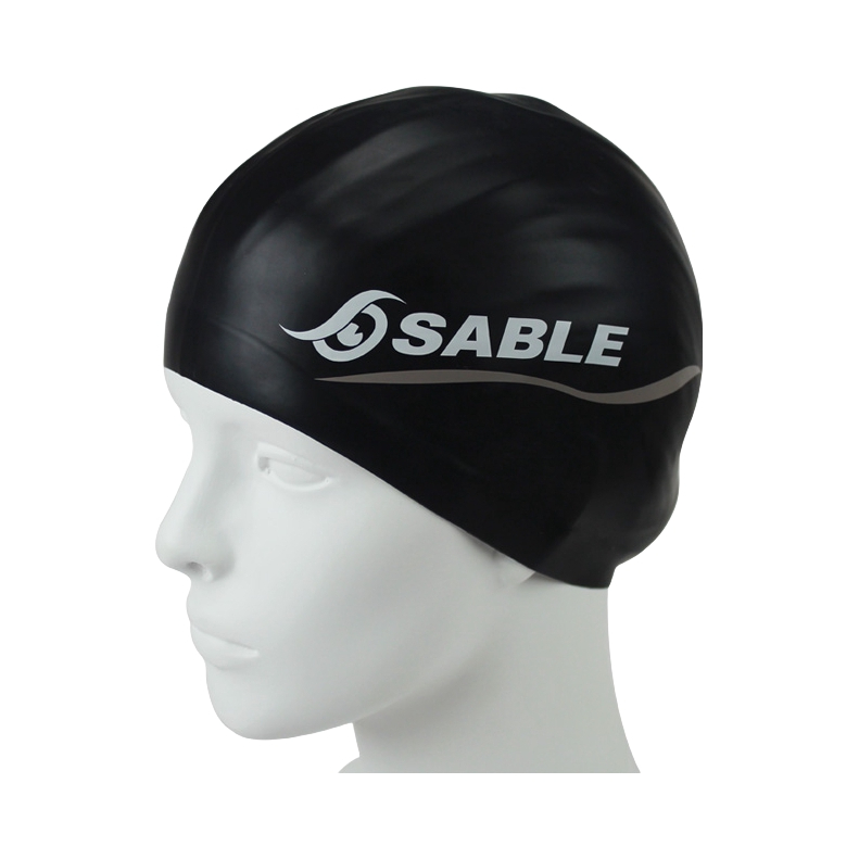 推荐商品：SABLE/黑貂 涂层长发 舒适 不勒头 护耳时尚 泳帽 B-X50