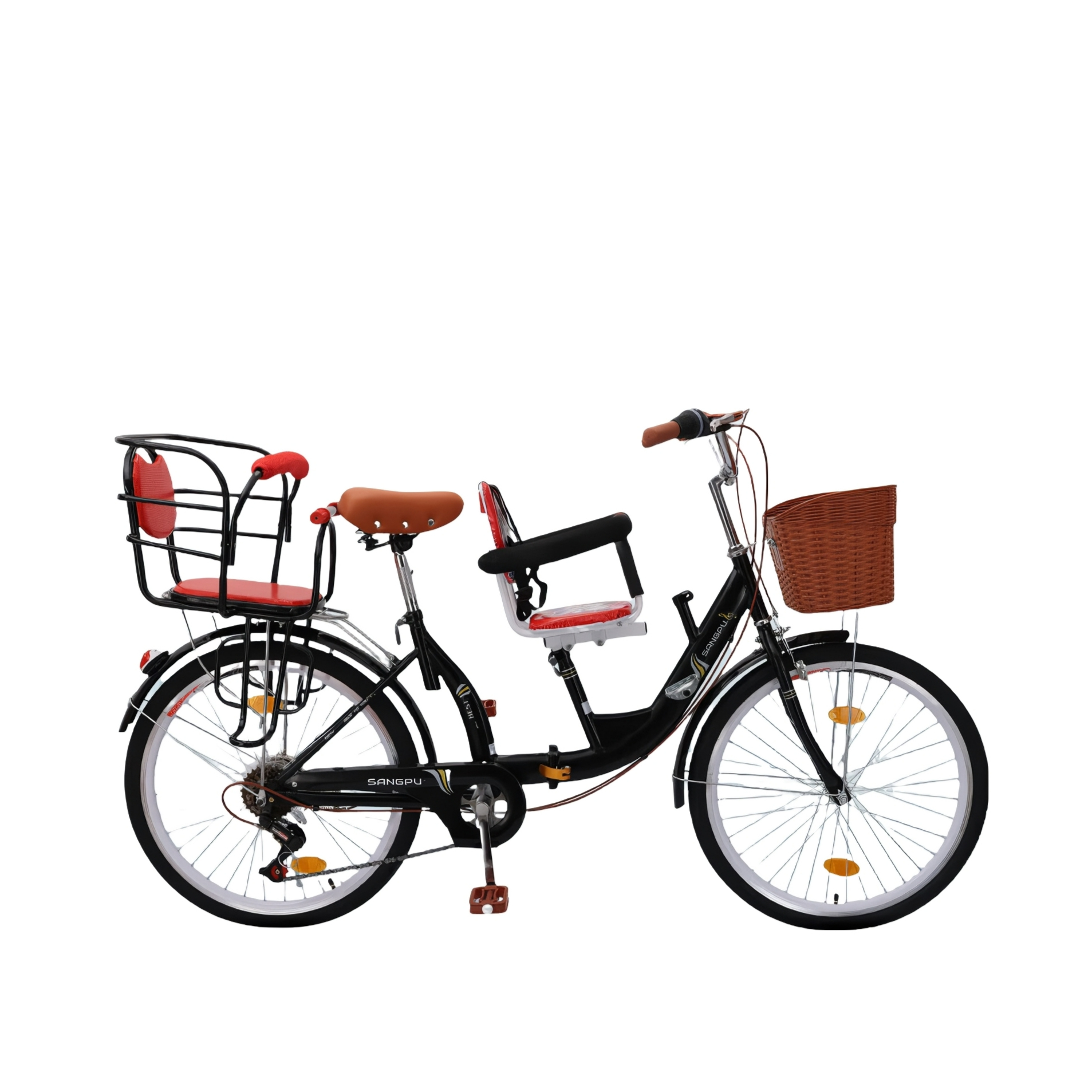 推荐商品：百士盾 变速 复古 折叠 城市自行车