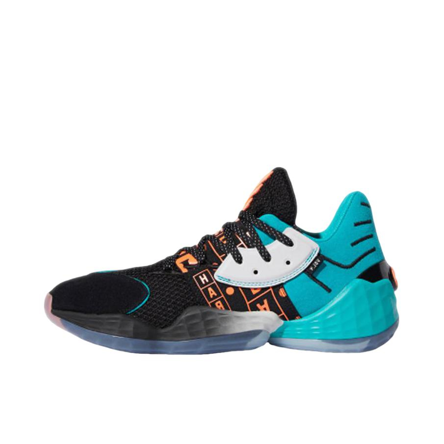 推荐商品：adidas Harden Vol. 4 哈登4代 篮球鞋 防滑耐磨缓震实战 Black/Blue/Orange 黑蓝橙