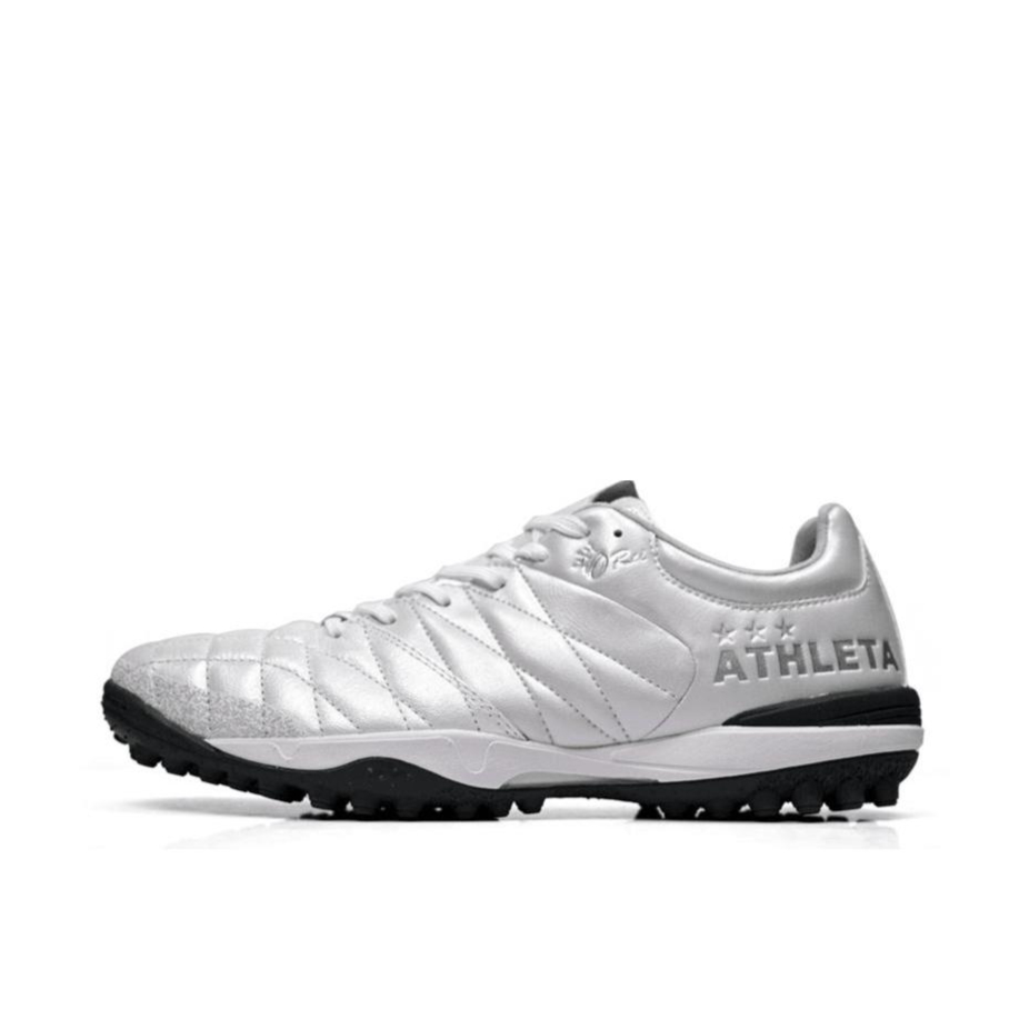 推荐商品：ATHLETA TF 足球鞋 胶质碎钉人造草地防滑耐磨 12007  白银