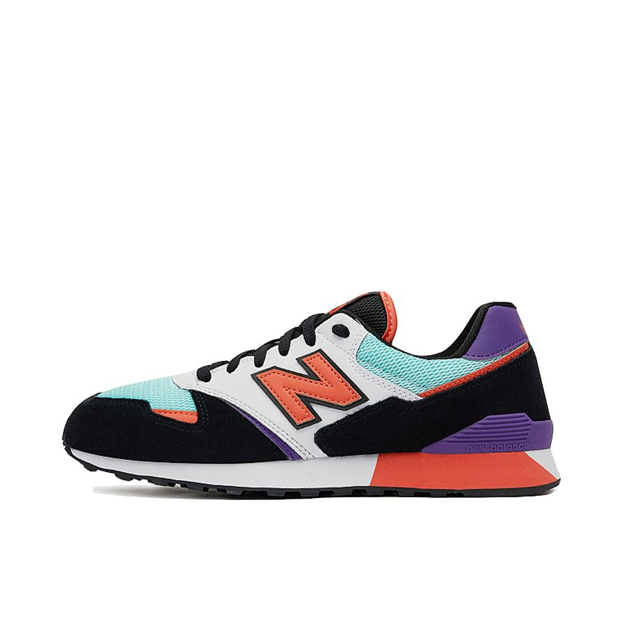 推荐商品：New Balance 446 运动休闲鞋 复古时尚百搭舒适轻便防滑耐磨透气马拉松低帮 黑色/白色/浅湖蓝