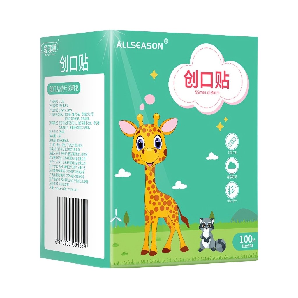 推荐商品：爱达宝 微孔透气型 创口贴 防磨脚高颜值少女