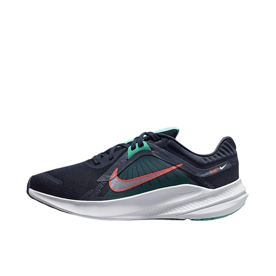 推荐商品：Nike Quest 5 跑鞋 缓震防滑耐磨支撑轻便透气轻质运动训练 绿色/白色/墨兰色