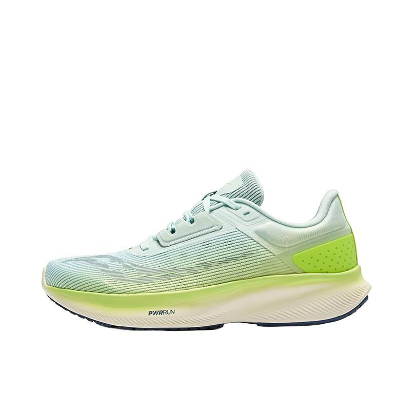 推荐商品：Saucony/索康尼 VESSEL 威途 轻量 网面透气 回弹缓震 防滑软底 马拉松 跑鞋 绿色/兰色