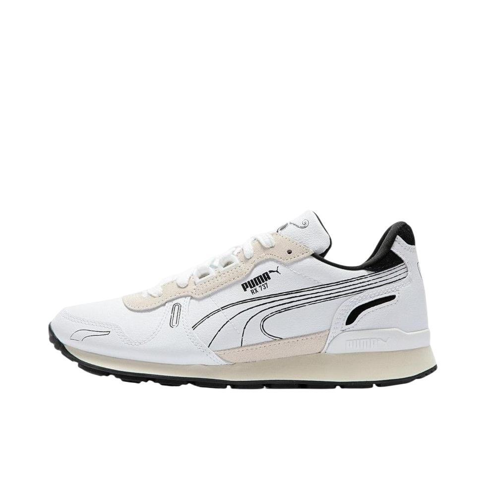 推荐商品：Puma/彪马 RX 737 New Vintage 运动休闲鞋 防滑耐磨舒适轻便网面复古百搭潮流简约织物 白色/灰色