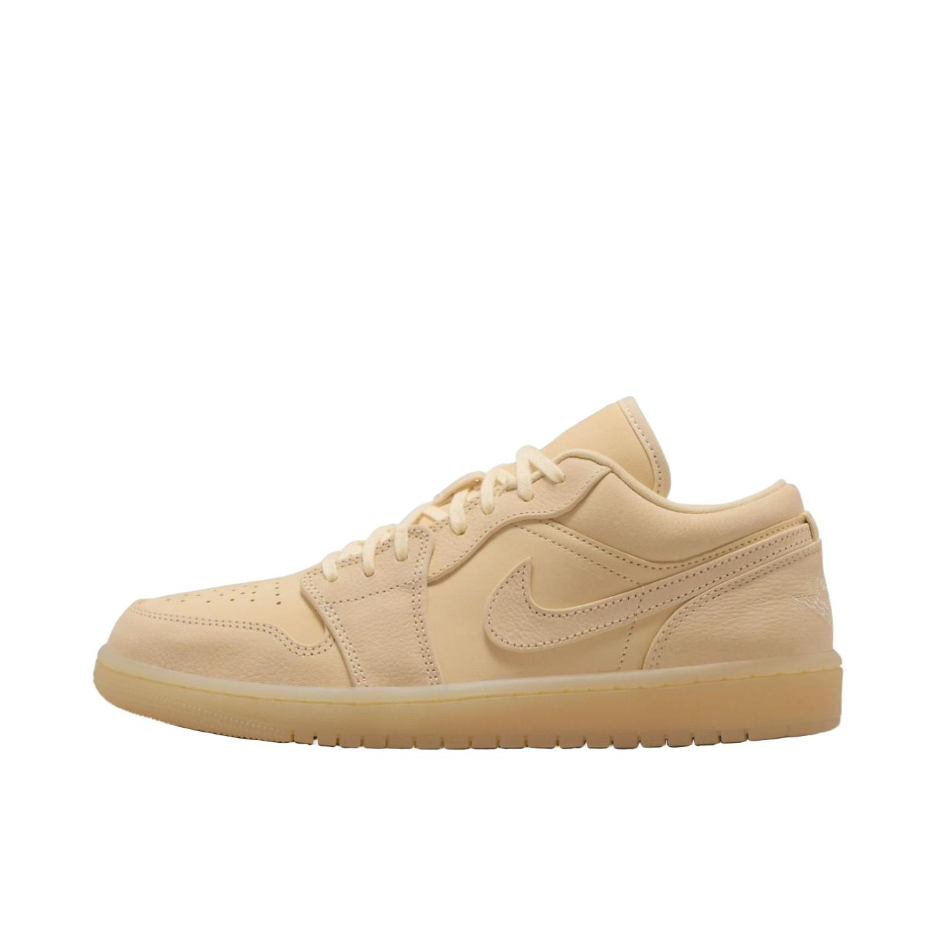推荐商品：Air Jordan 1 板鞋 运动休闲鞋 复古潮流支撑合成革 Pale Vanilla/黄色