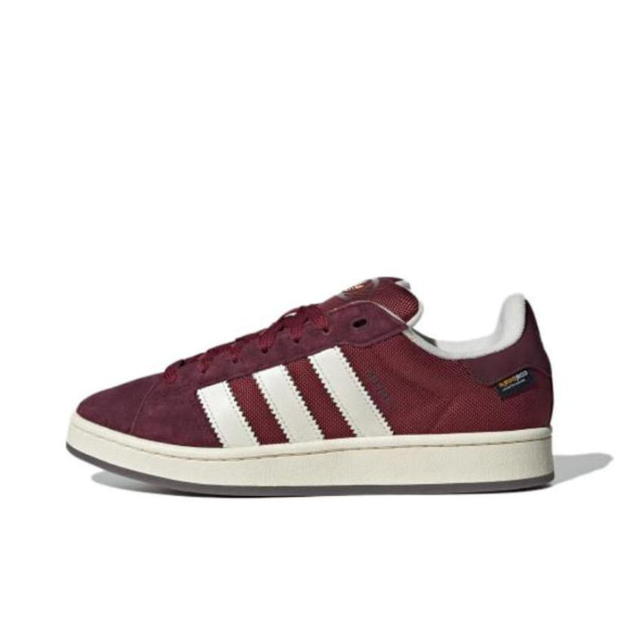 推荐商品：adidas Originals Campus 板鞋 防滑耐磨舒适百搭复古休闲 白色/红色