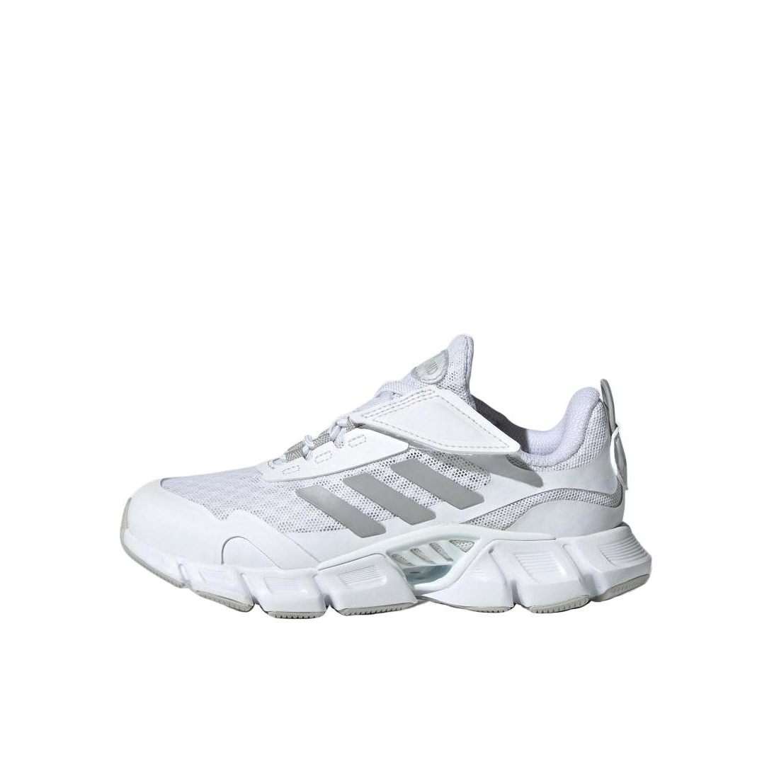 推荐商品：adidas Climacool 织物 防滑耐磨 舒适透气 减震 休闲百搭 魔术贴 运动鞋儿童 小童/白色/灰色