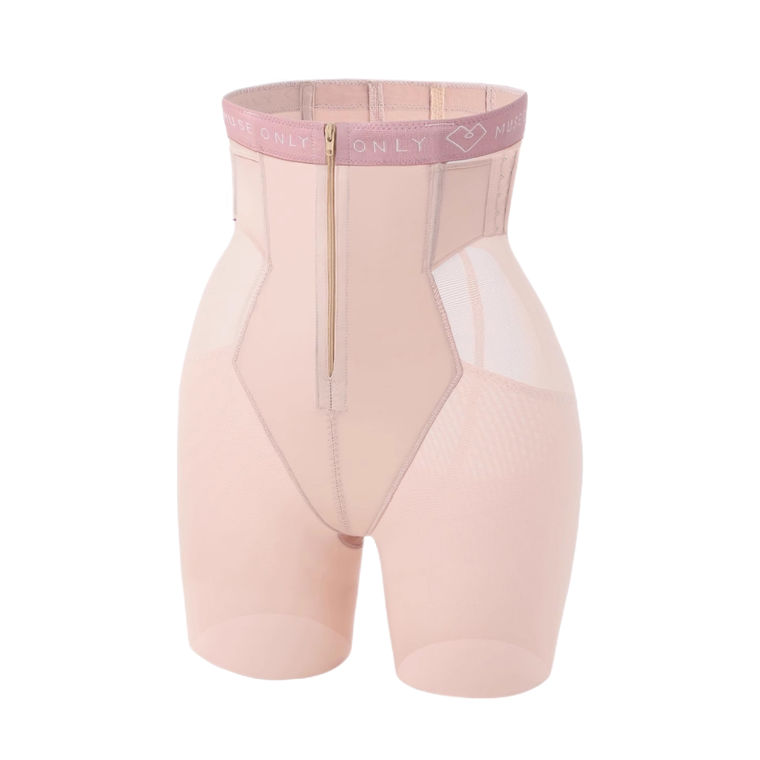 推荐商品：MUSEONLY/暮色盎然 提臀收腹塑形束腰打底裤 女装 083 芝芝莓莓粉