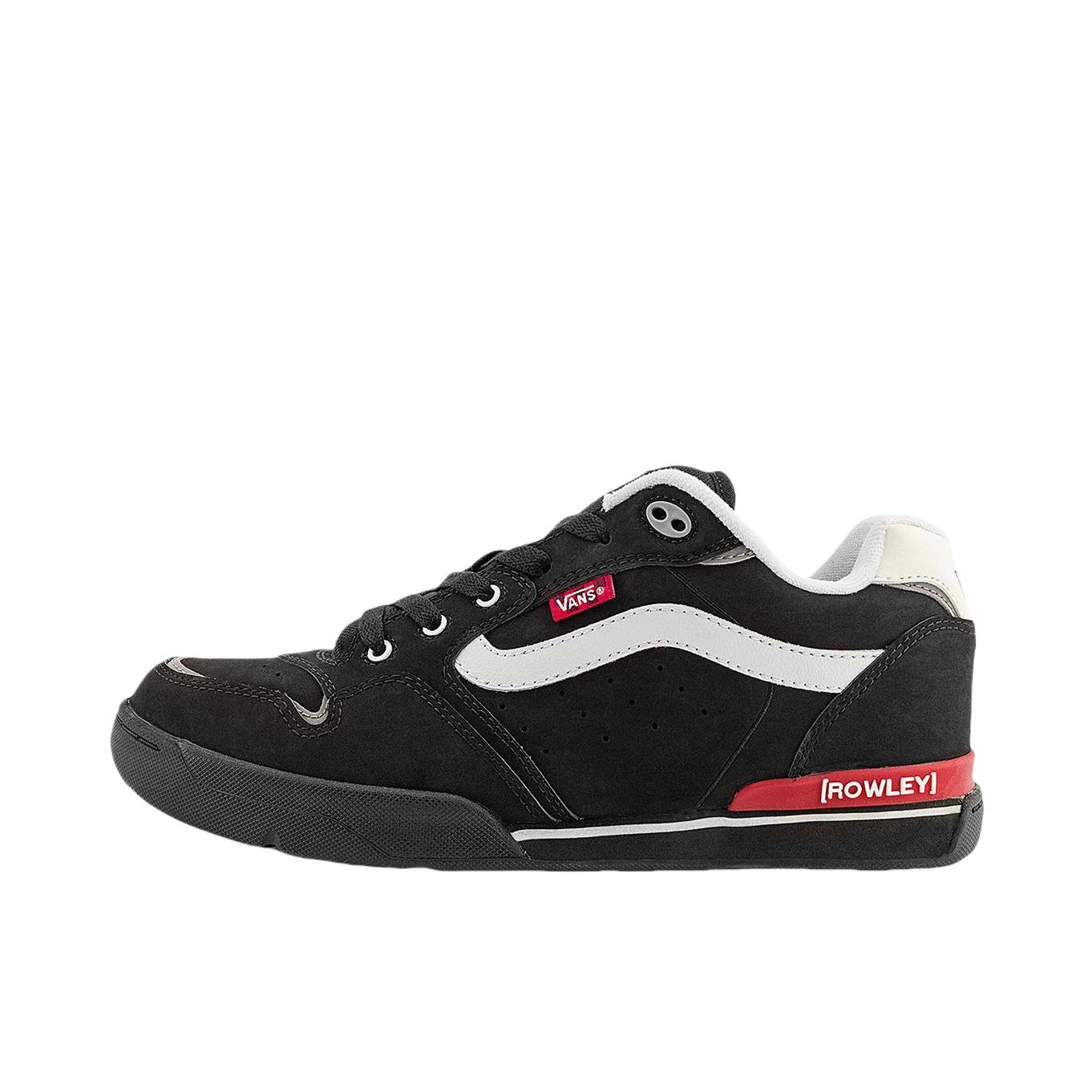 推荐商品：Vans/范斯 Rowley XLT LX 板鞋 防滑耐磨减震轻便舒适防水绒面革简约潮流百搭时尚 黑色/白色/红色