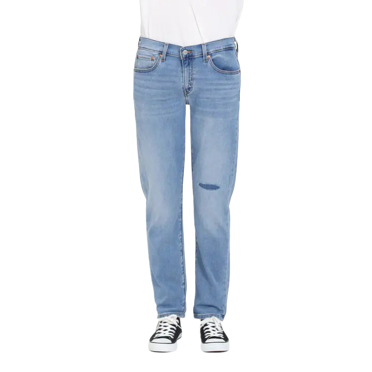 Levi's 男友风美式梨形身材加厚中腰锥型窄脚牛仔裤 女装 19887-0164