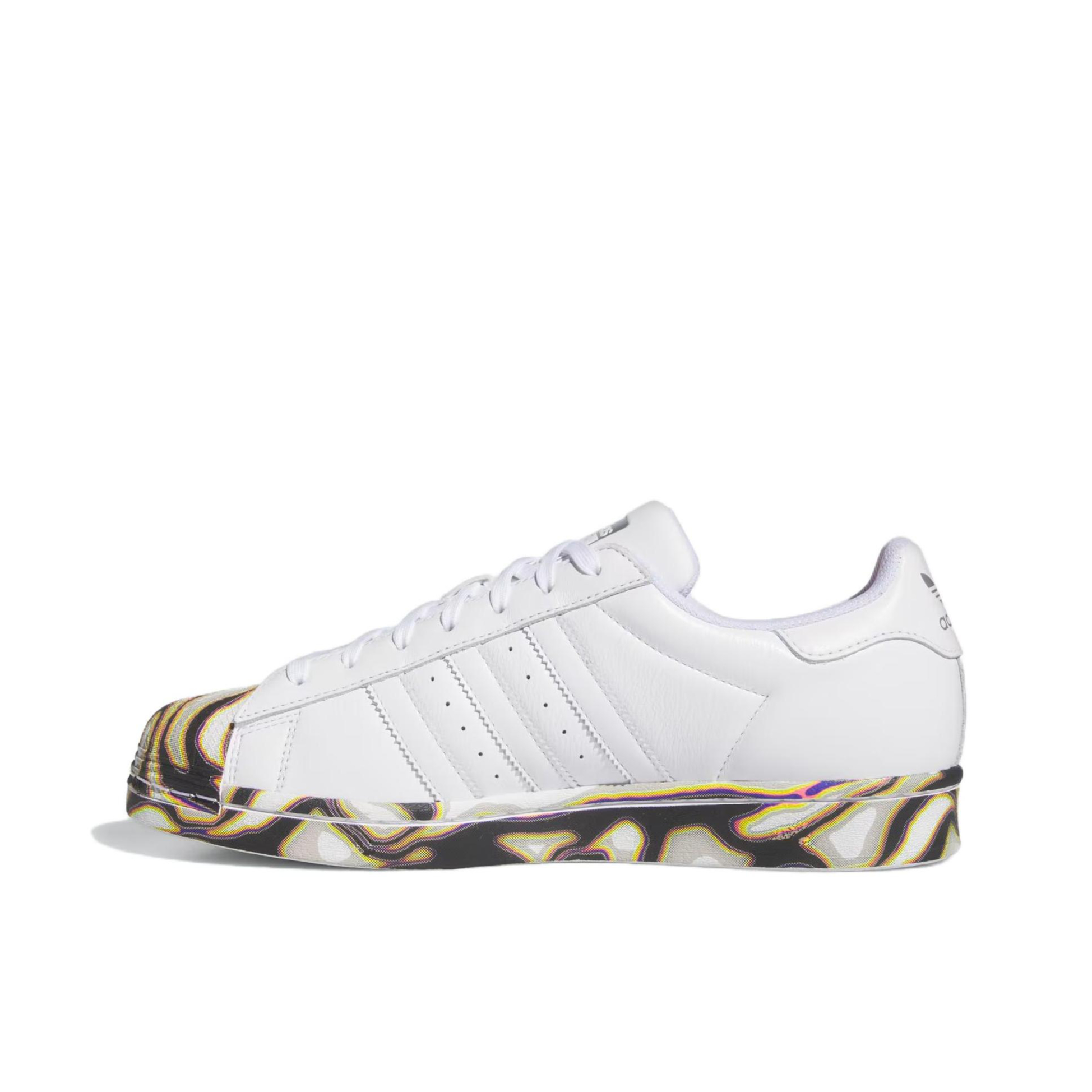 推荐商品：adidas Superstar Ayoon 板鞋 贝壳头舒适透气轻便百搭耐磨圆头平跟 白色