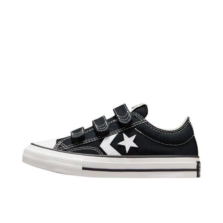 推荐商品：CONVERSE CX-PRO SK CV V-3 星箭 易穿脱 魔术贴 防滑 耐磨 复古 帆布鞋儿童 大童/黑白色