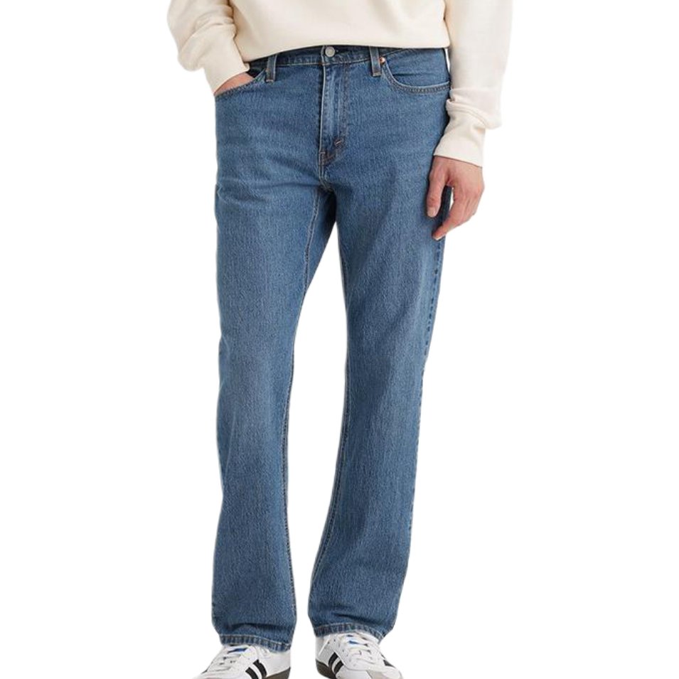 【李现同款】Levi's/李维斯 2024AW 美式中腰修身水洗做旧锥型牛仔裤