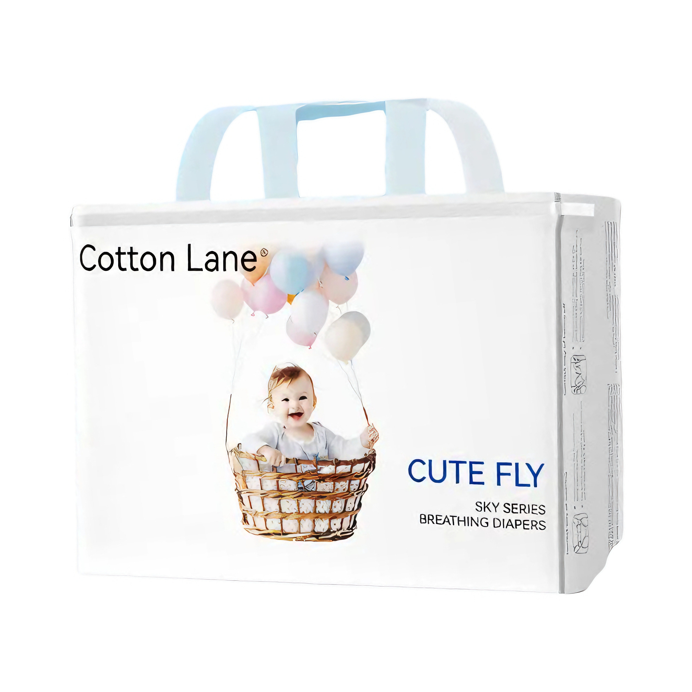 推荐商品：全棉呼吸/Cotton Lane CUTE FLY萌心飞享拉拉裤XL码 尿不湿超薄透气