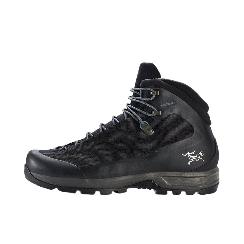 推荐商品：Arc'teryx/始祖鸟 Acrux TR 舒适减震 防滑耐磨 百搭 越野徒步 登山鞋 户外鞋 黑色/灰色
