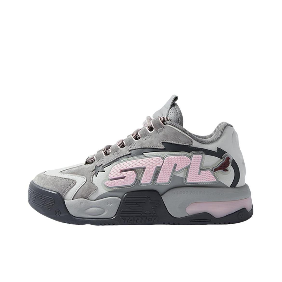 推荐商品：STARTER 板鞋 联名款休闲厚底增高 SF43V3401M staple联名/灰色