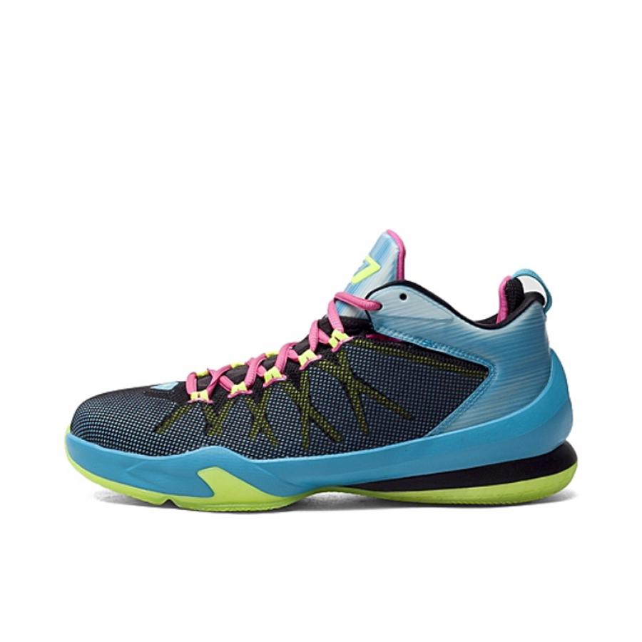 推荐商品：Air Jordan CP3.VIII 保罗8 篮球鞋 复古防滑耐磨舒适百搭减震轻便实战圆头织物网布 Blue Pink Volt 南海岸