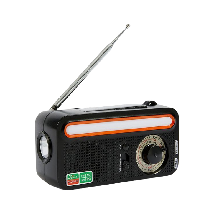 推荐商品：天火 手摇发电式 强光 户外 超长续航 防灾 应急 太阳能 1万毫安 手电筒