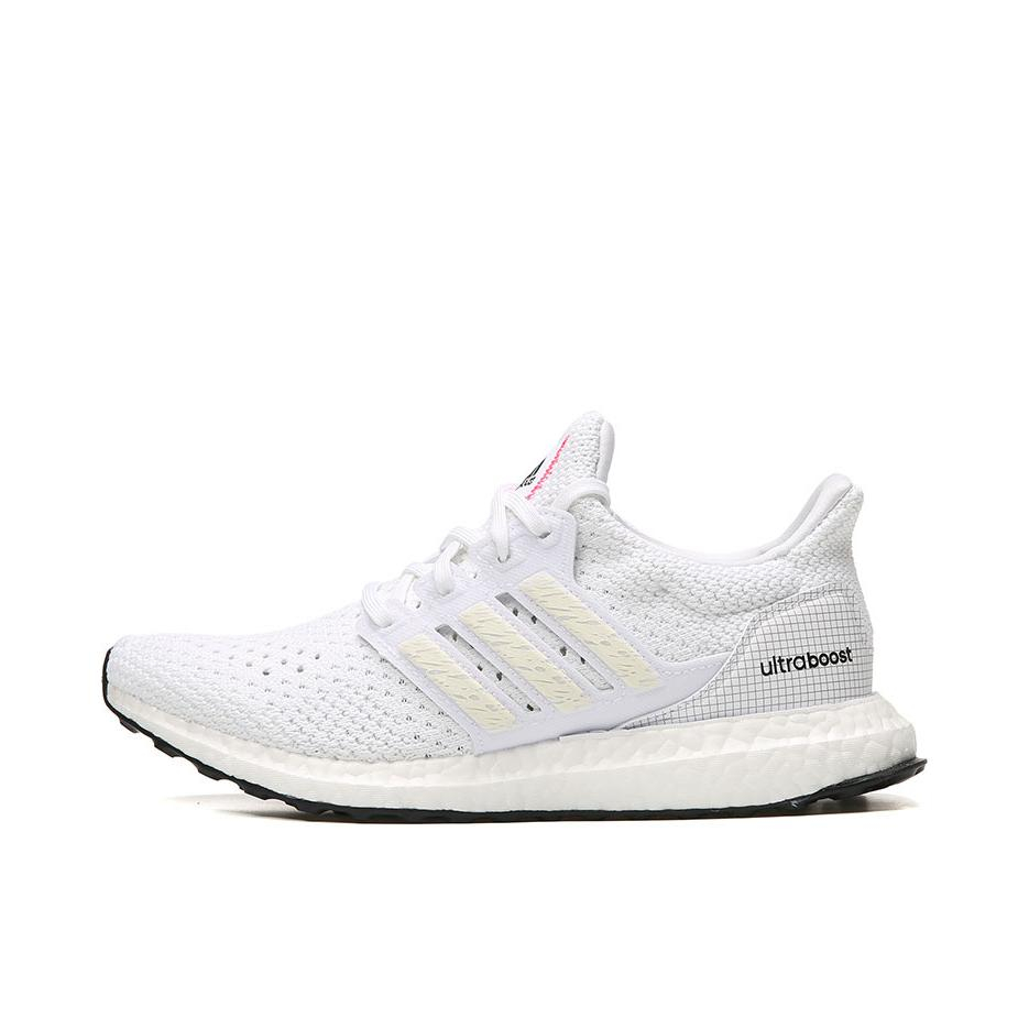 推荐商品：adidas Ultraboost Clima 跑鞋 网面透气缓震轻便织物耐磨抗扭转训练 白色