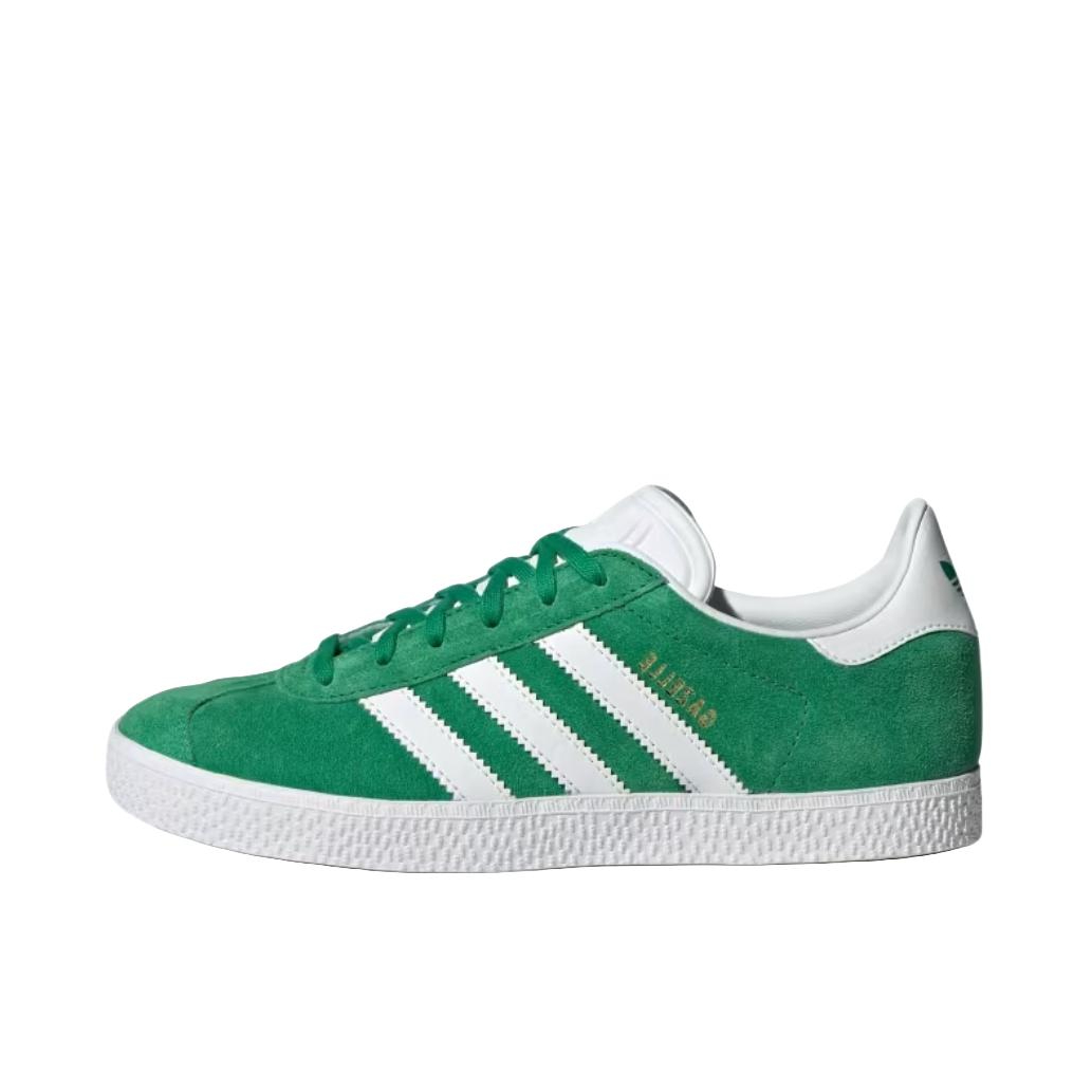 推荐商品：adidas Originals Gazelle T头鞋 德训鞋 板鞋 轻便复古薄底舒适百搭减震耐磨贴合圆头 大童/绿色