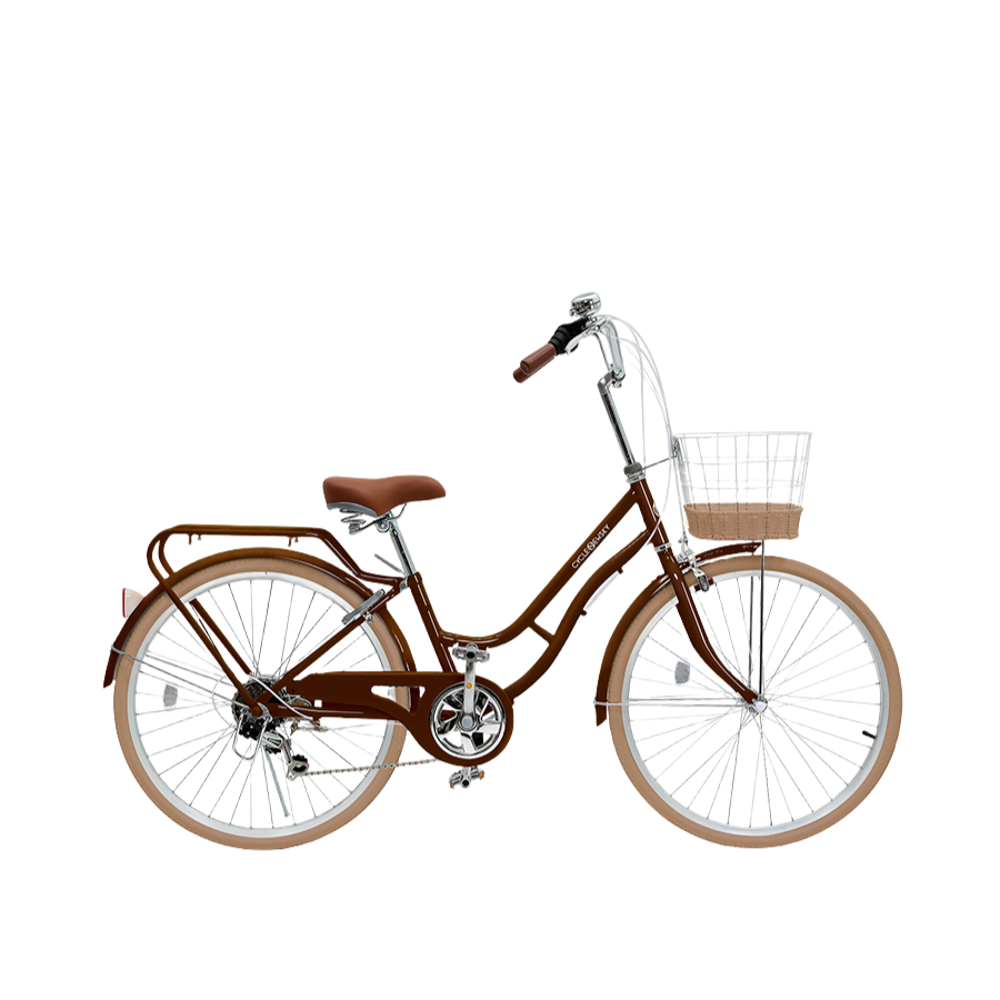 推荐商品：纽斯加 禧玛诺 多速别 高碳钢 防滑耐磨 减震 城市自行车