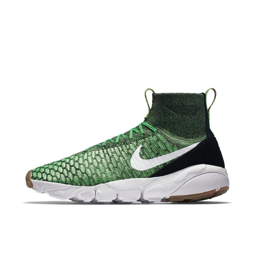 推荐商品：Nike Footscape Magista 运动休闲鞋 防滑耐磨减震轻便舒适网布透气百搭 Poison Green 草绿/黑/白