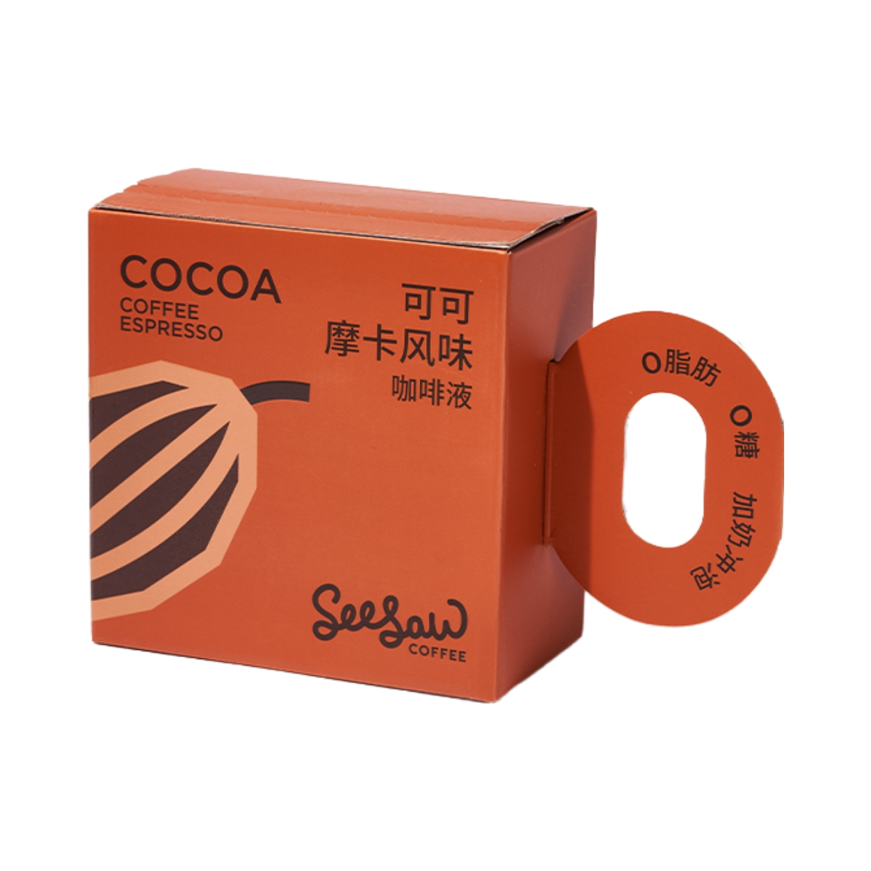 推荐商品：Seesaw/斑马 咖啡液 396ml 盒装 超浓美式醇厚榛果 可可摩卡